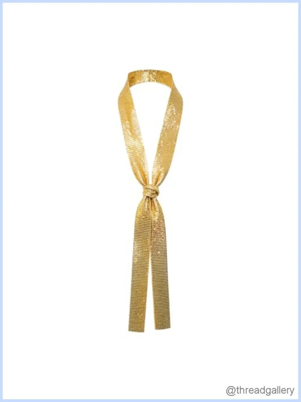 Sequin Scarf Tie for Women - 3-in-1 Sparkly Skinny Scarf Belt